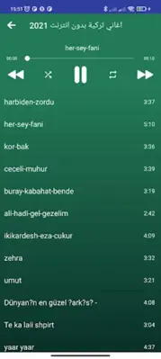 اغاني تركية بدون انترنت android App screenshot 1